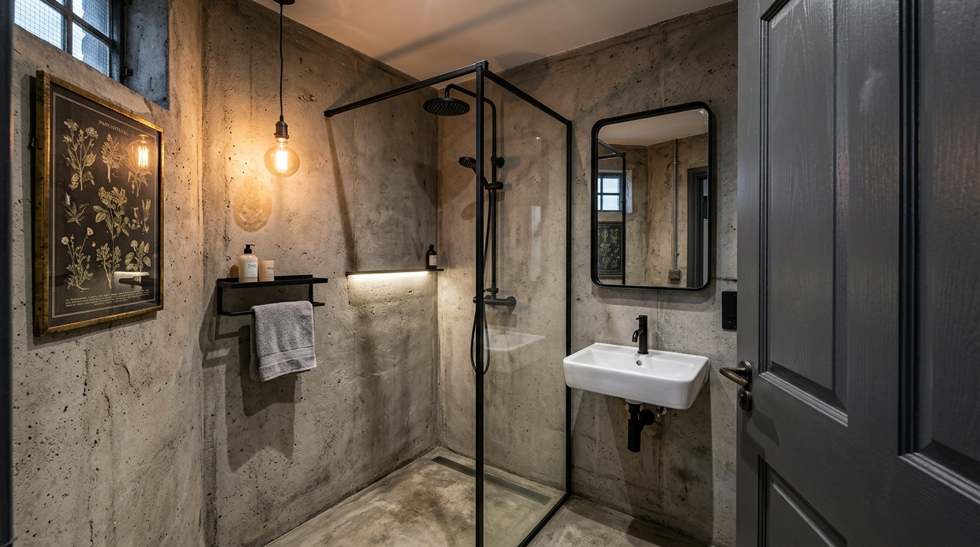 Keep towel storage wall mounted and close to the shower